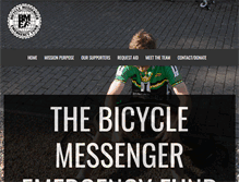 Tablet Screenshot of bicyclemessenger.org